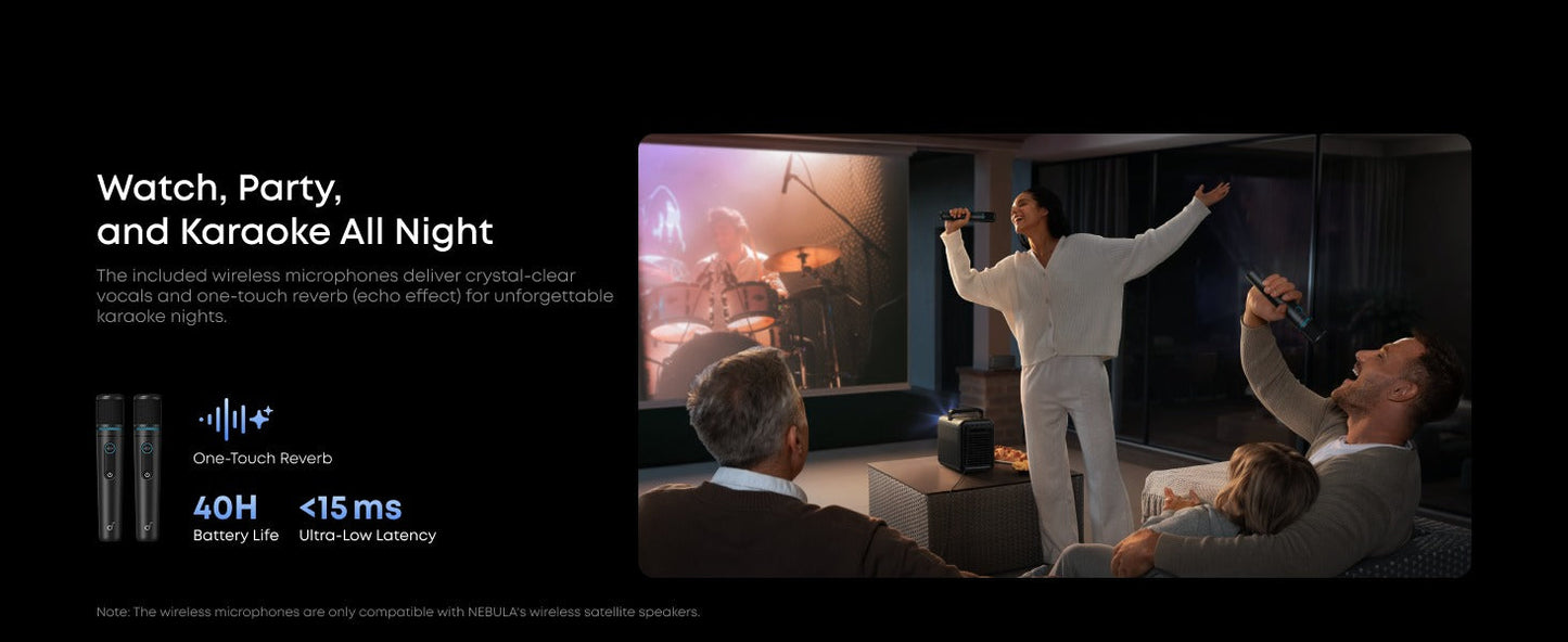 soundcore Nebula X1 Accessory Pack | Ultimate Audio for Movie Nights