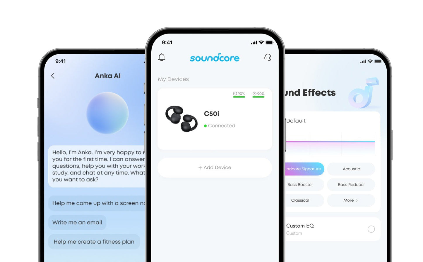 soundcore C50i | Comfortable Clip on Earbuds with Powerful Bass
