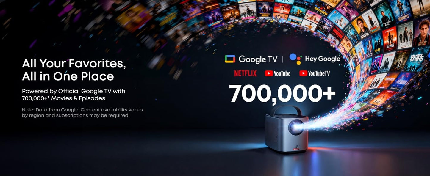 soundcore Nebula Mars 3 Air | Portable Google TV Projector