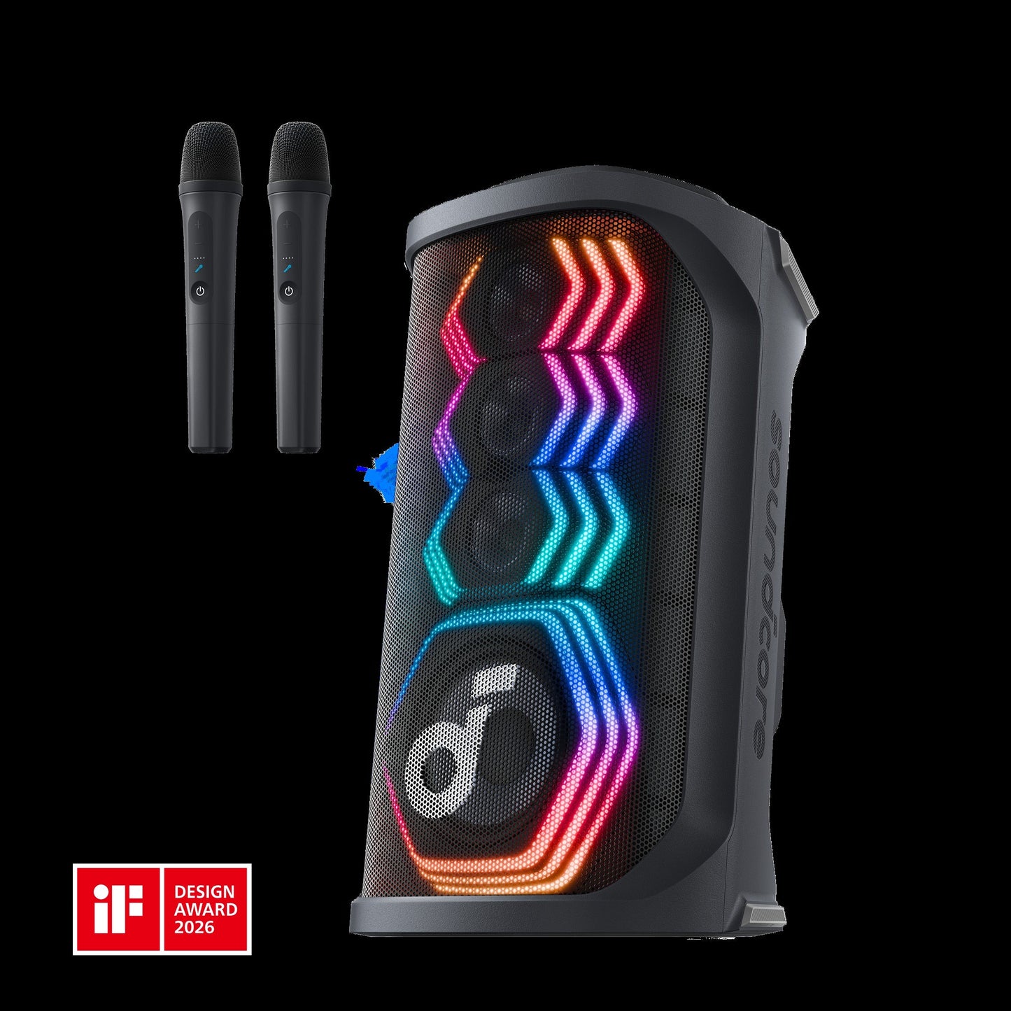 soundcore Rave 3S | AI Karaoke Party Speaker with 200W Sound