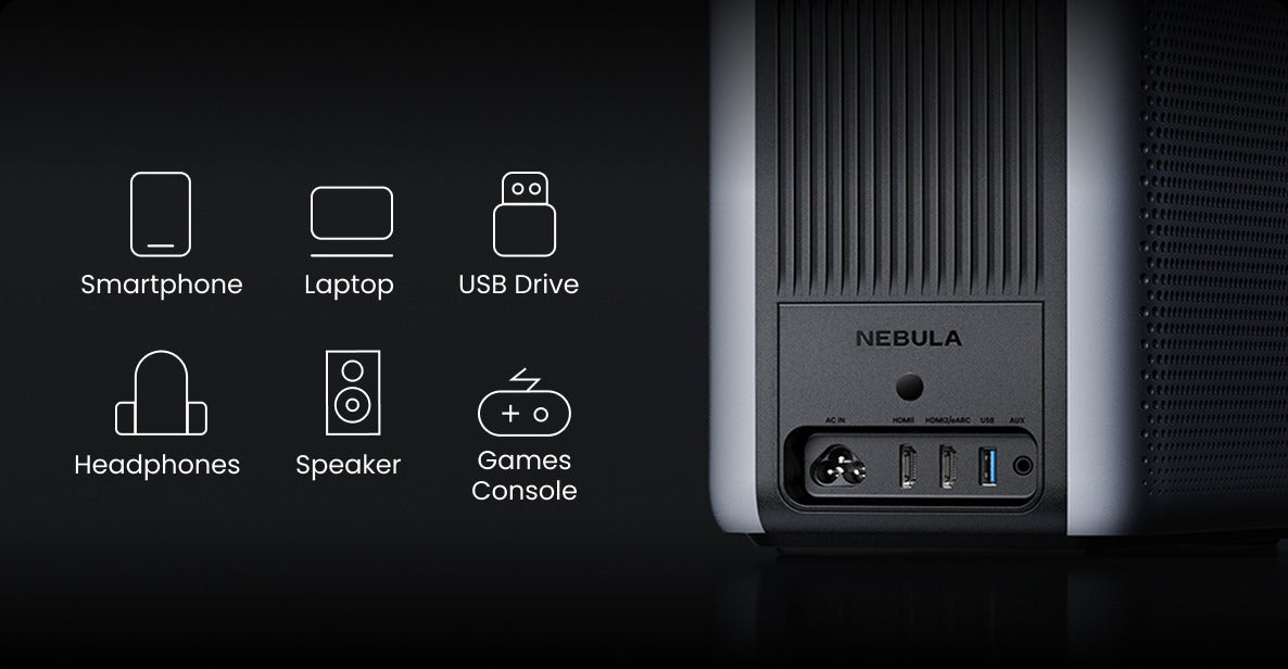 soundcore Nebula Cosmos 4K SE | Dolby Vision Projector with Google TV