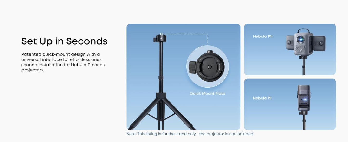 Nebula Projector Stand for P-Series & Universal Compatibility for More Projectors