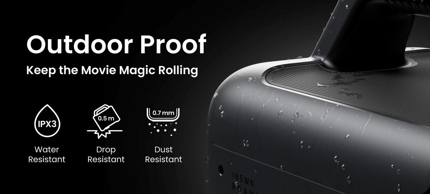 soundcore Nebula Mars 3 | Outdoor Projector with 5H Long Playtime