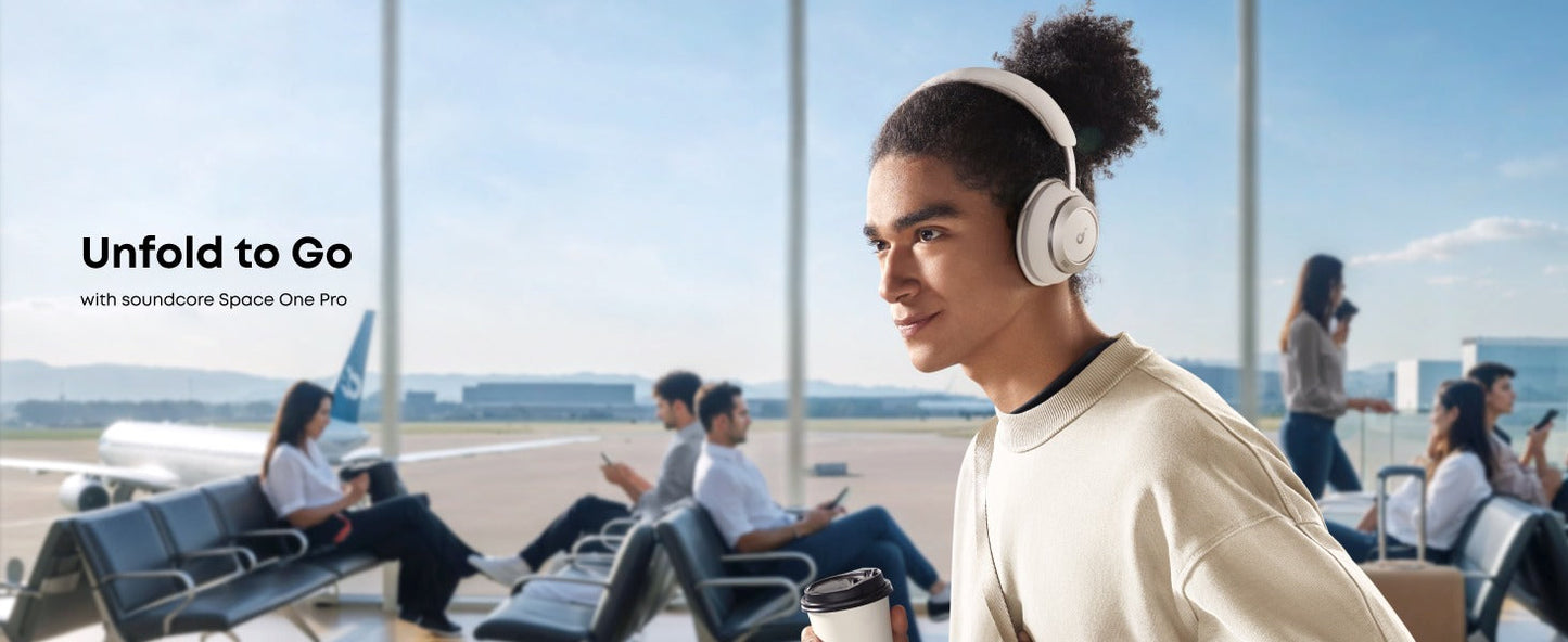soundcore Space One Pro | FlexiCurve Over-Ear Headphone