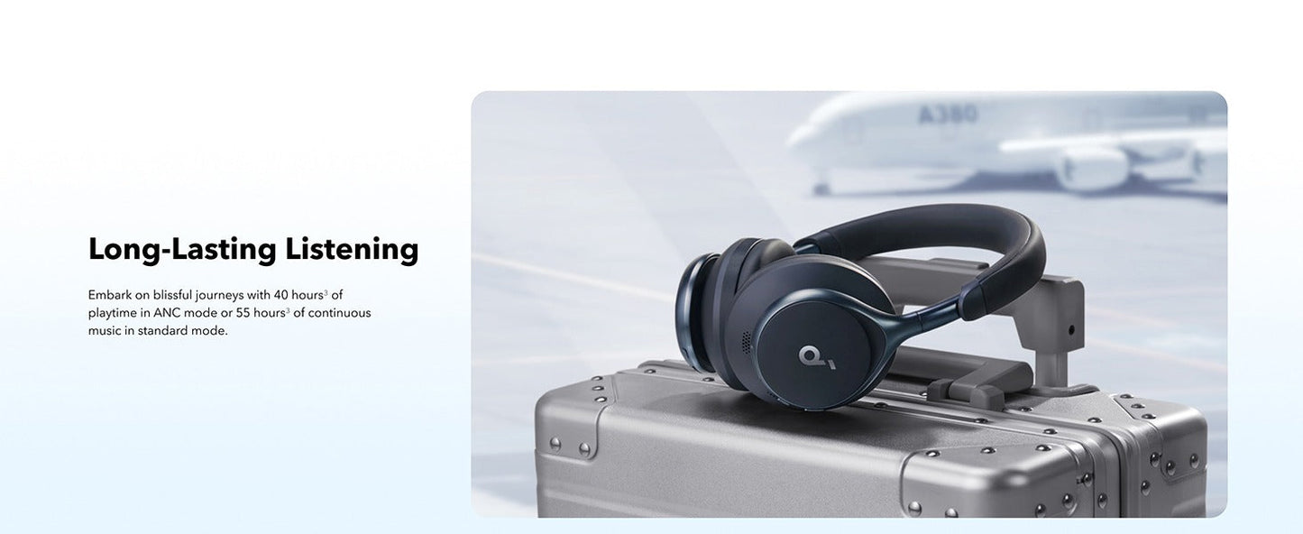 soundcore Space One | Active Noise Cancelling Headphones