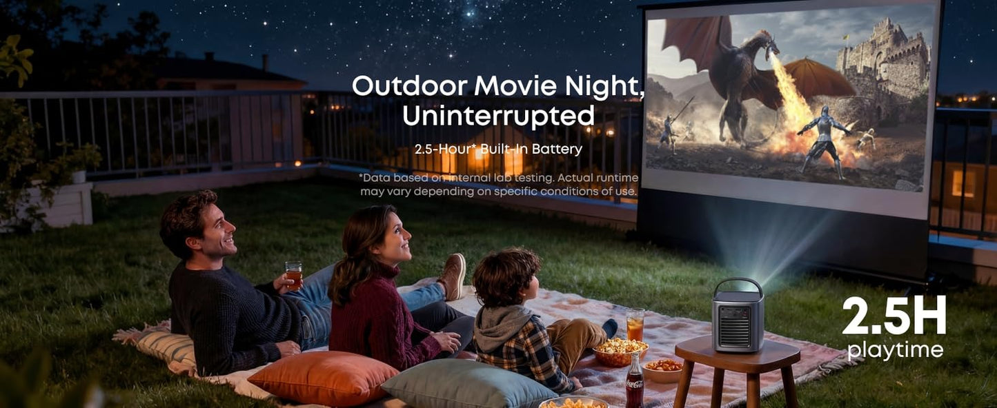 soundcore Nebula Mars 3 Air | Portable Google TV Projector