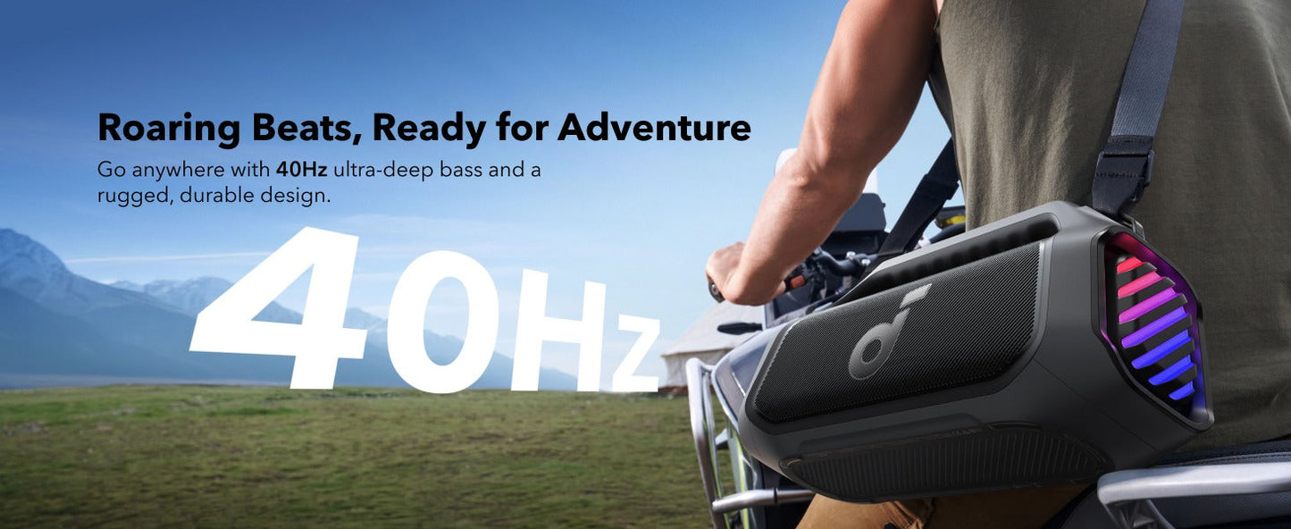 Boom 2 Portable Bluetooth Speaker for Bass