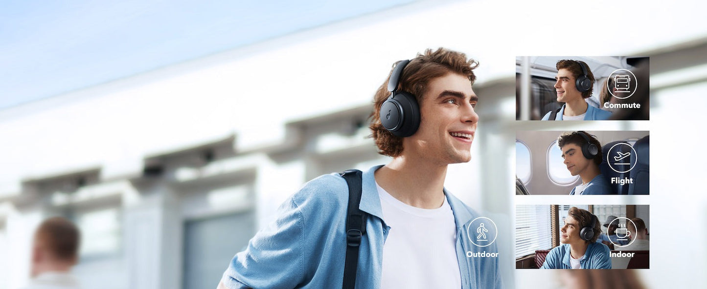 soundcore Space Q45 | Long-Lasting Noise Cancelling Headphones