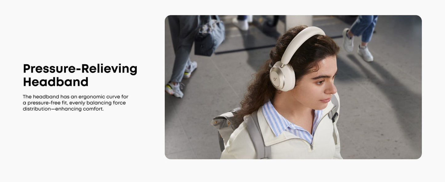 soundcore Space One Pro | FlexiCurve Over-Ear Headphone