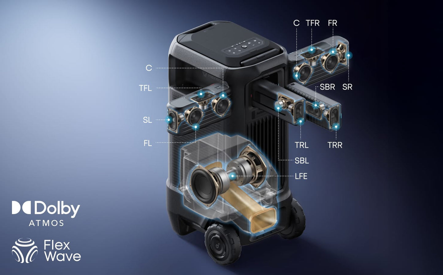 soundcore Nebula X1 Pro 4K Projector | World's First Mobile Theater Station