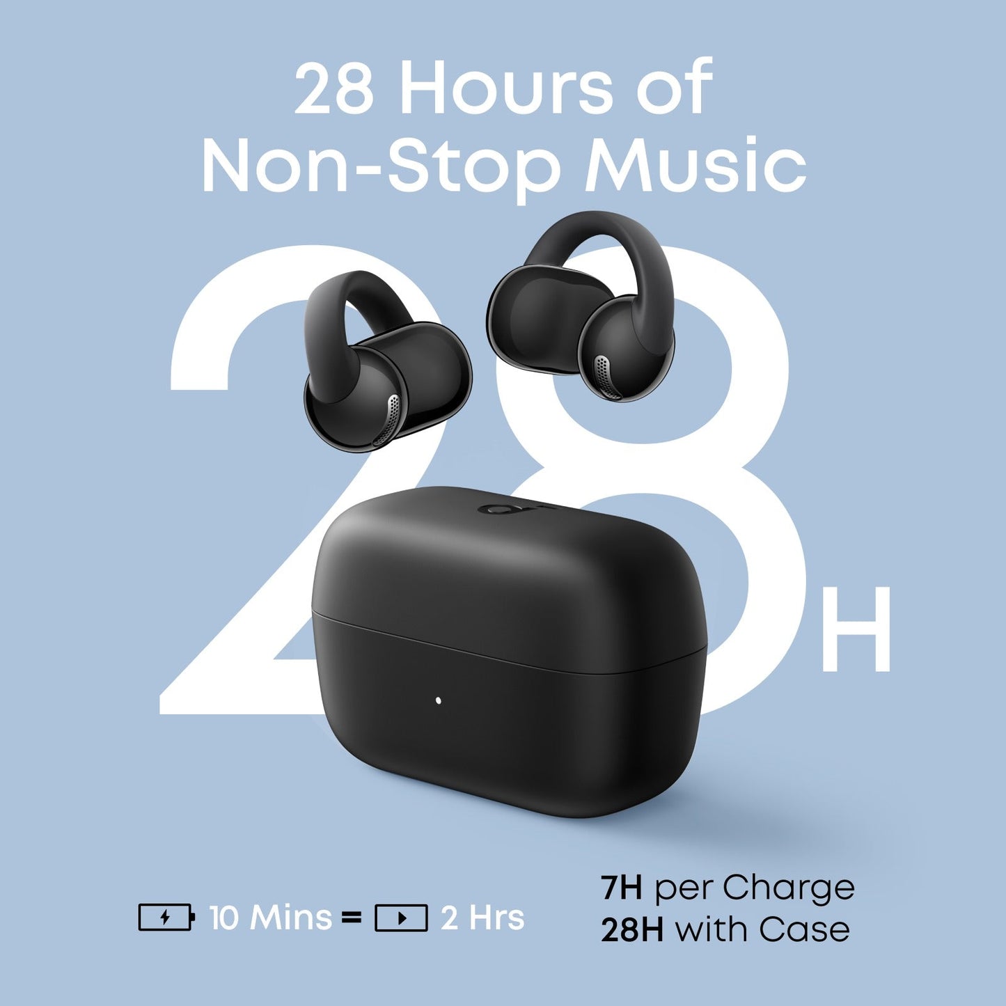 soundcore C50i | Comfortable Clip on Earbuds with Powerful Bass