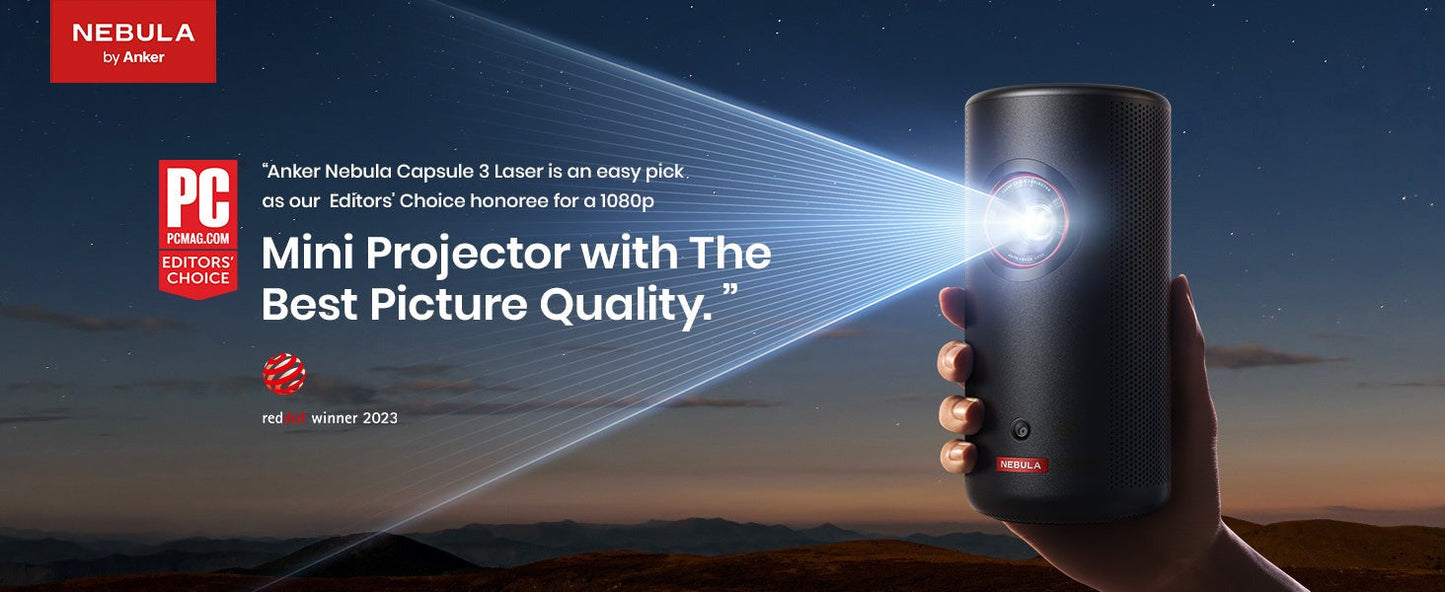 soundcore Nebula Capsule 3 Laser | Laser-Powered Mini Projector