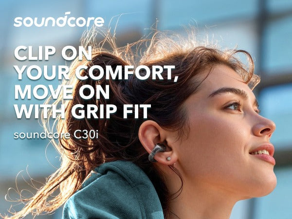soundcore C30i | Open-Ear Clip Earbuds with Secure Fit