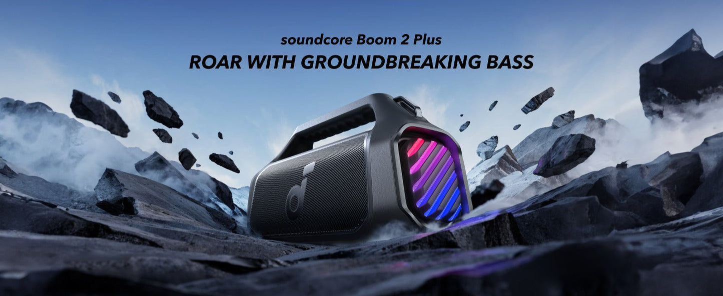 Boom 2 Portable Bluetooth Speaker for Bass