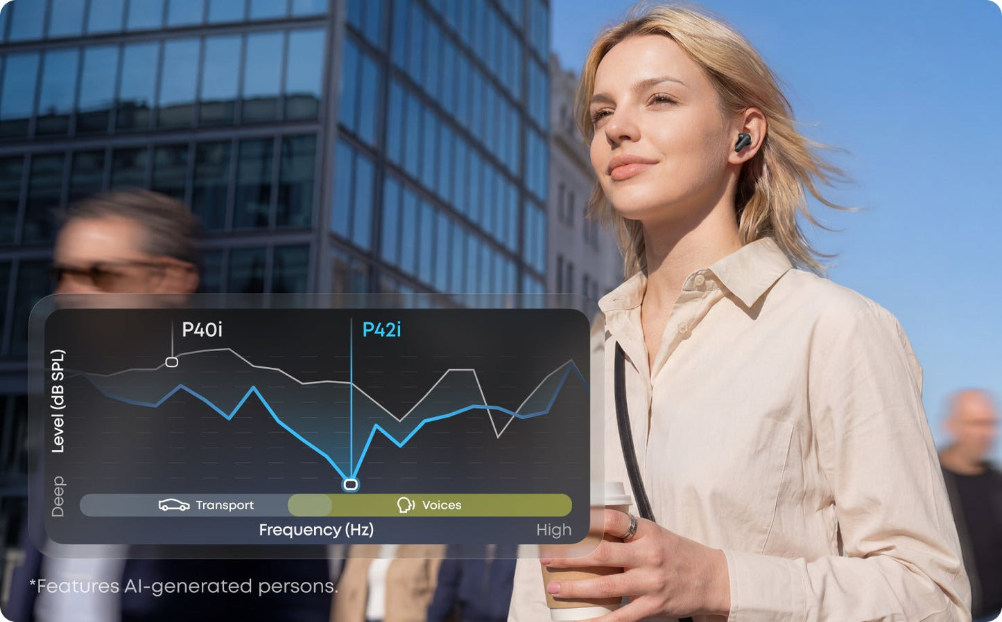 P42i | True Wireless Earbuds with Adaptive ANC