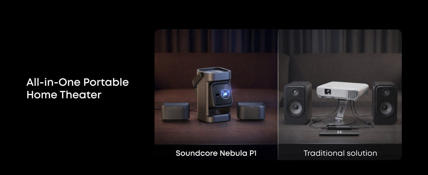 soundcore Nebula P1 | World's First Portable Projector with Detachable Speakers