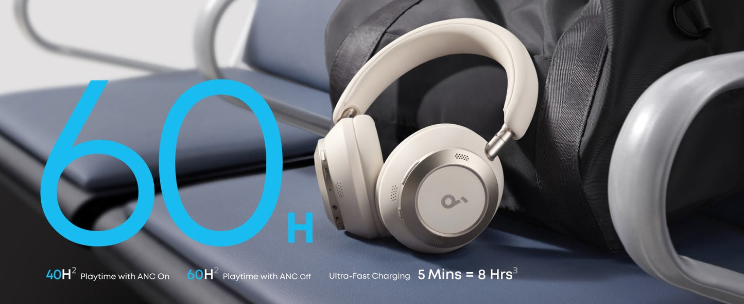 soundcore Space One Pro | FlexiCurve Over-Ear Headphone