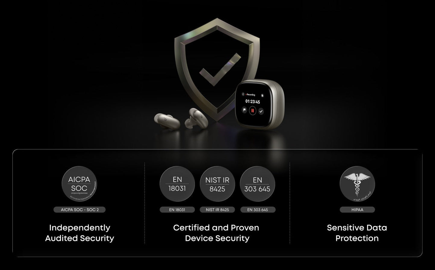 Liberty 5 Pro Max | Earbuds with AI Note-Taker Smart Case