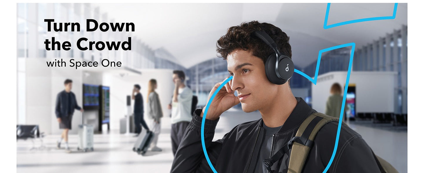 soundcore Space One | Active Noise Cancelling Headphones