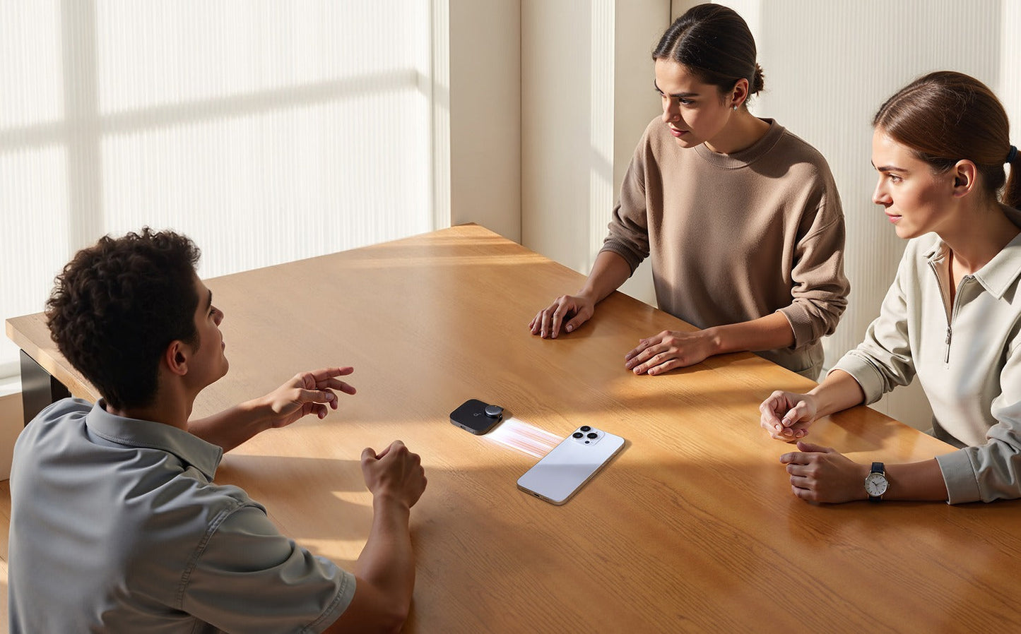 Anker soundcore Work | Coin-Sized Wearable AI Note Taker / Voice Recorder