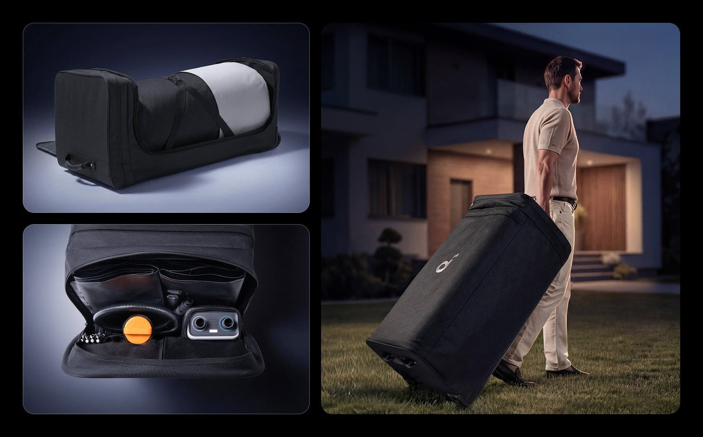 soundcore Nebula 200-Inch Silent Inflatable Projector Screen