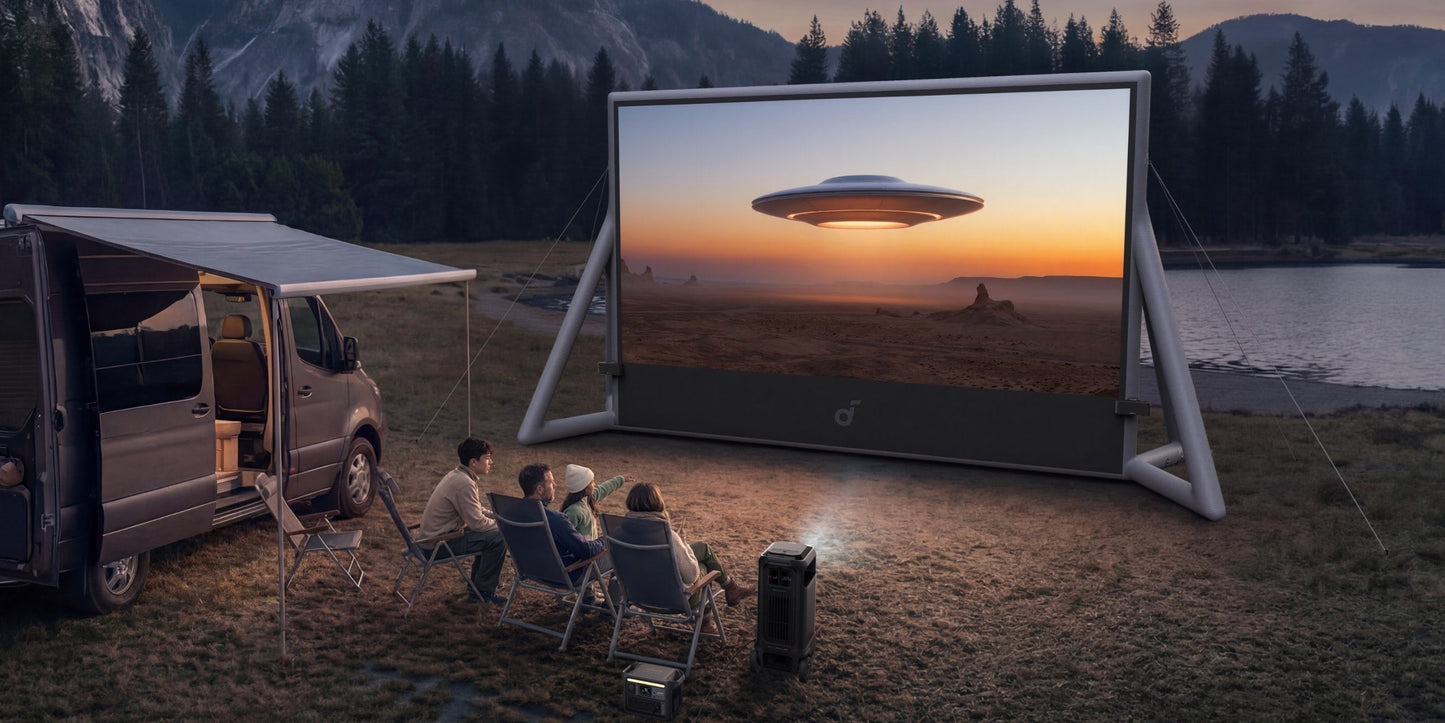 soundcore Nebula X1 Pro 4K Projector | World's First Mobile Theater Station