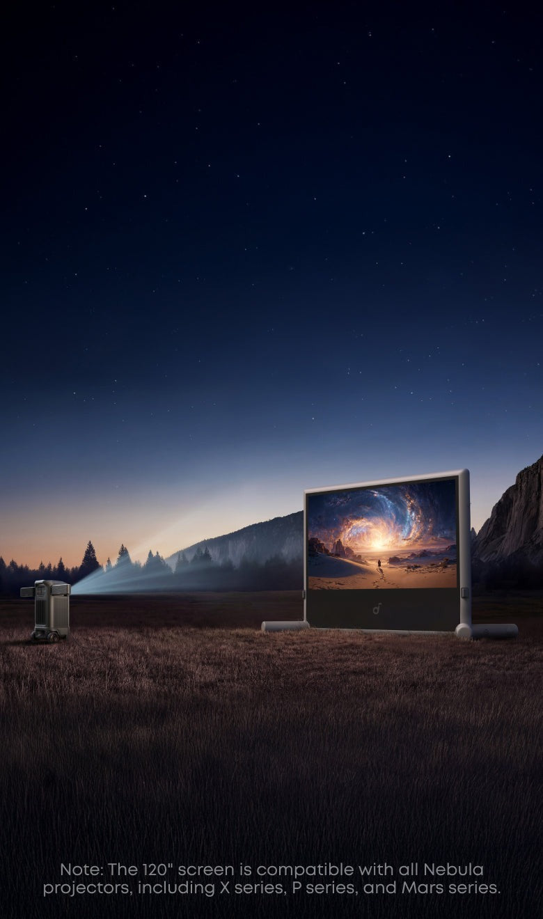 soundcore Nebula 120-Inch Silent Inflatable Projector Screen