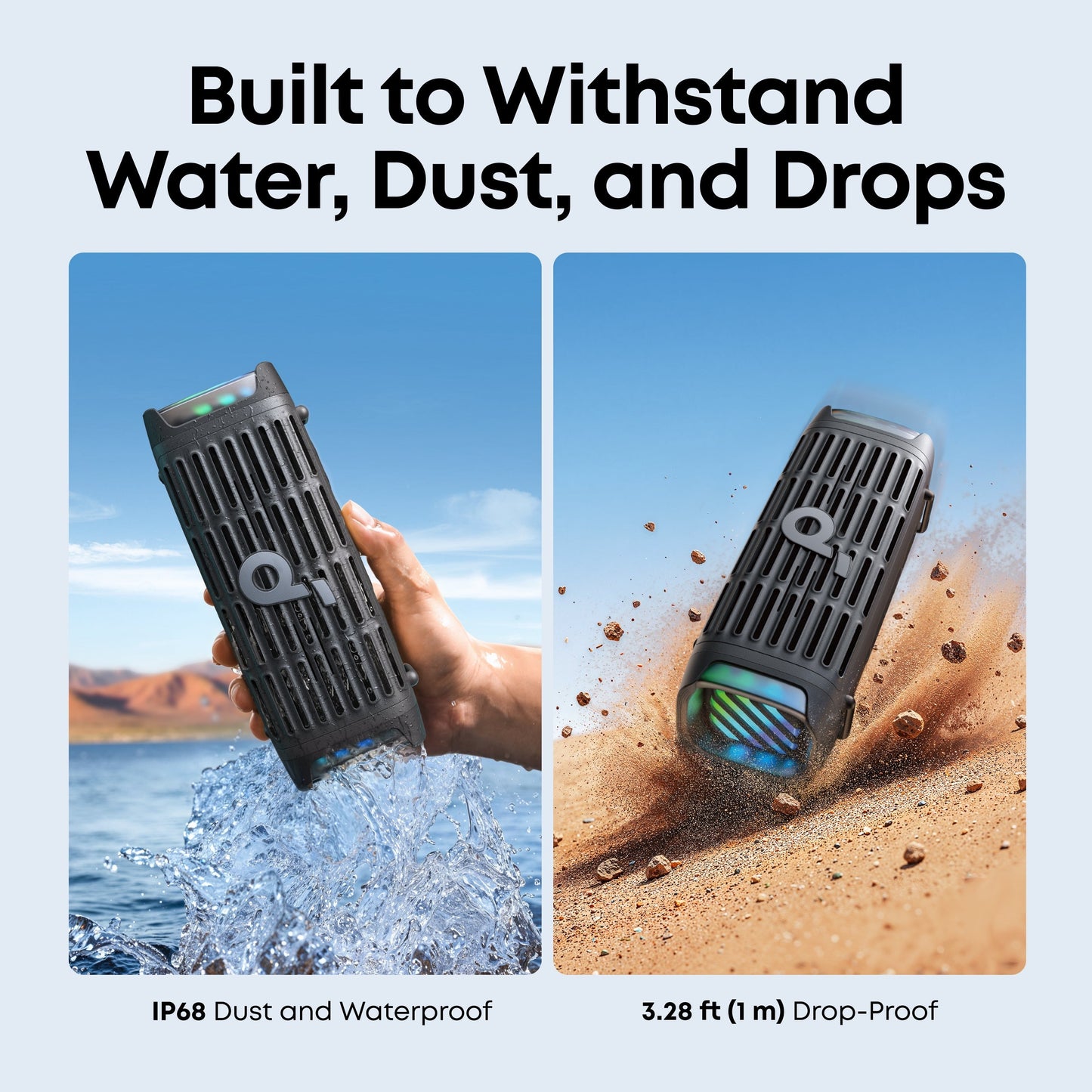 soundcore Boom 3i | Portable Rugged Outdoor Speaker