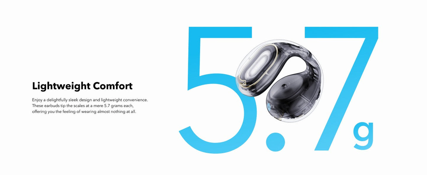 soundcore C30i | Open-Ear Clip Earbuds with Secure Fit