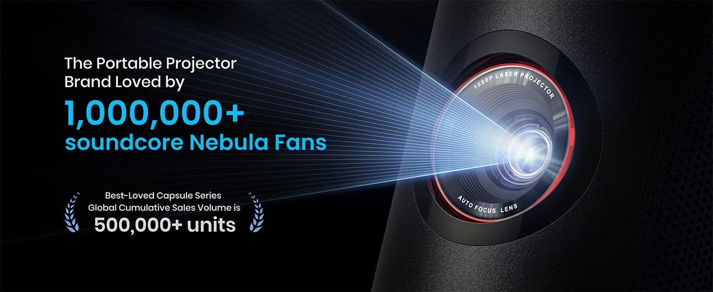soundcore Nebula Capsule 3 | 1080p Mini Google TV Projector