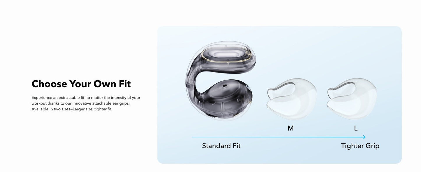 soundcore C30i | Open-Ear Clip Earbuds with Secure Fit