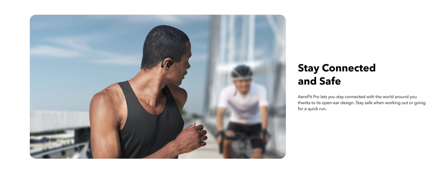 soundcore AeroFit Pro | Secure Open-Ear Sport Earbuds