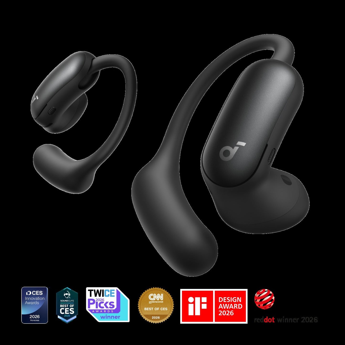 AeroFit 2 Pro | 2-in-1 Earbuds that Switch Between Open-Ear and ANC Modes