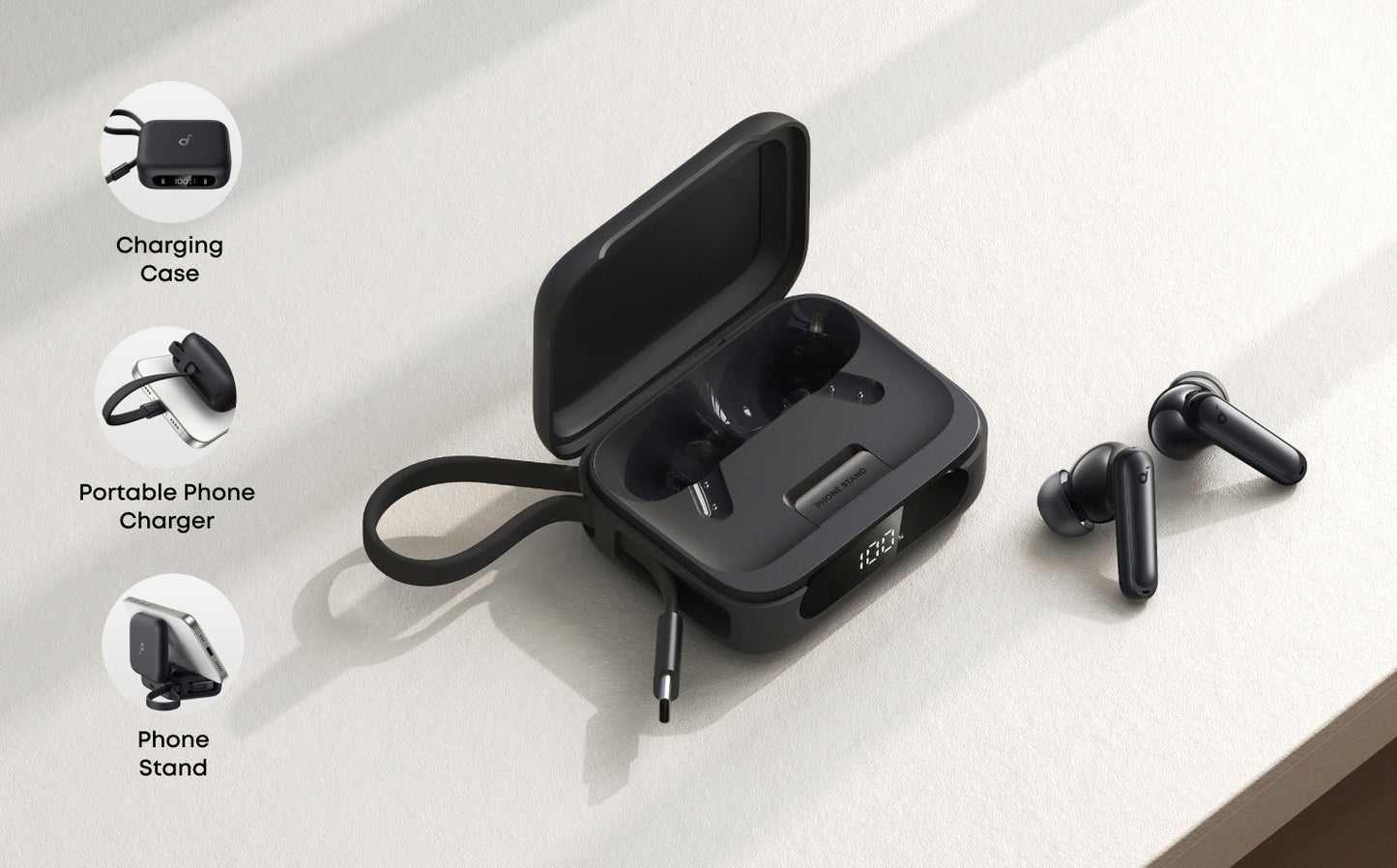soundcore P41i | Earbuds with Built-In Phone Charging