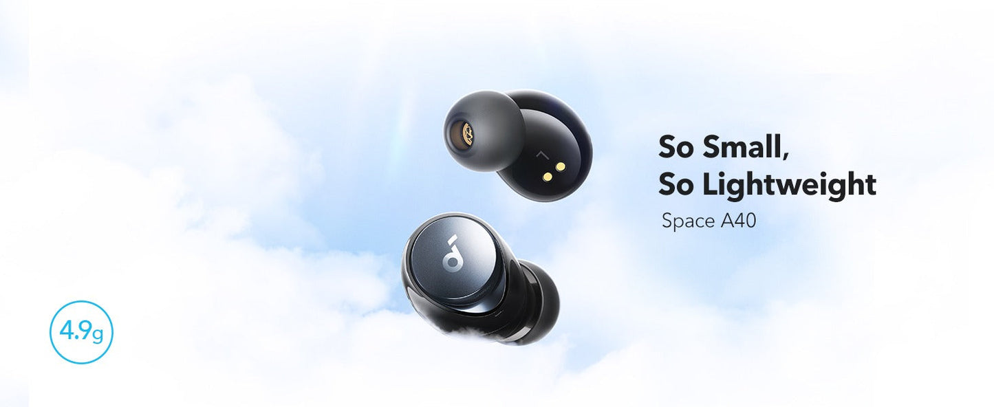 soundcore Space A40 | Long-Lasting Noise Cancelling Earbuds