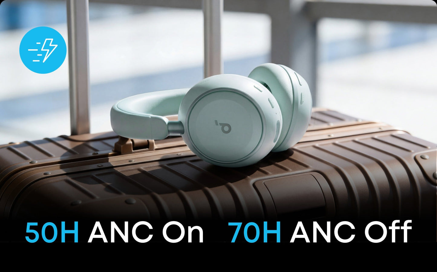 soundcore Space 2 | Comfortable Noise Cancelling Headphones for All-Day Wear