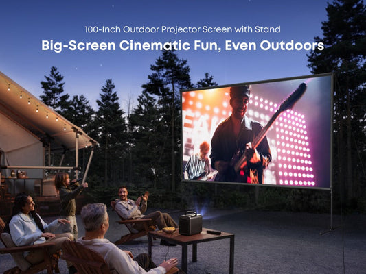 soundcore Nebula 100-Inch Home Projector Screen | Durable & Easy Setup